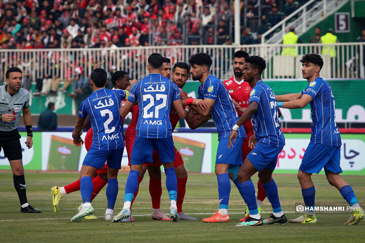 تصاویر دربی 106 تهران| پرسپولیس صفر- استقلال صفر