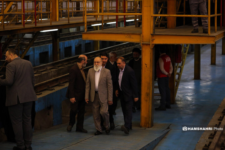 آیین بهره برداری از دو رام قطار مترو ملی