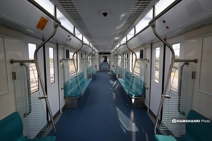 آیین بهره برداری از دو رام قطار مترو ملی