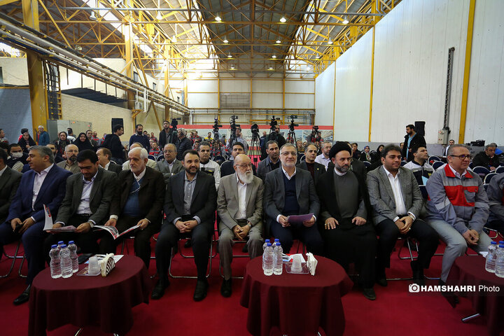 آیین بهره برداری از دو رام قطار مترو ملی