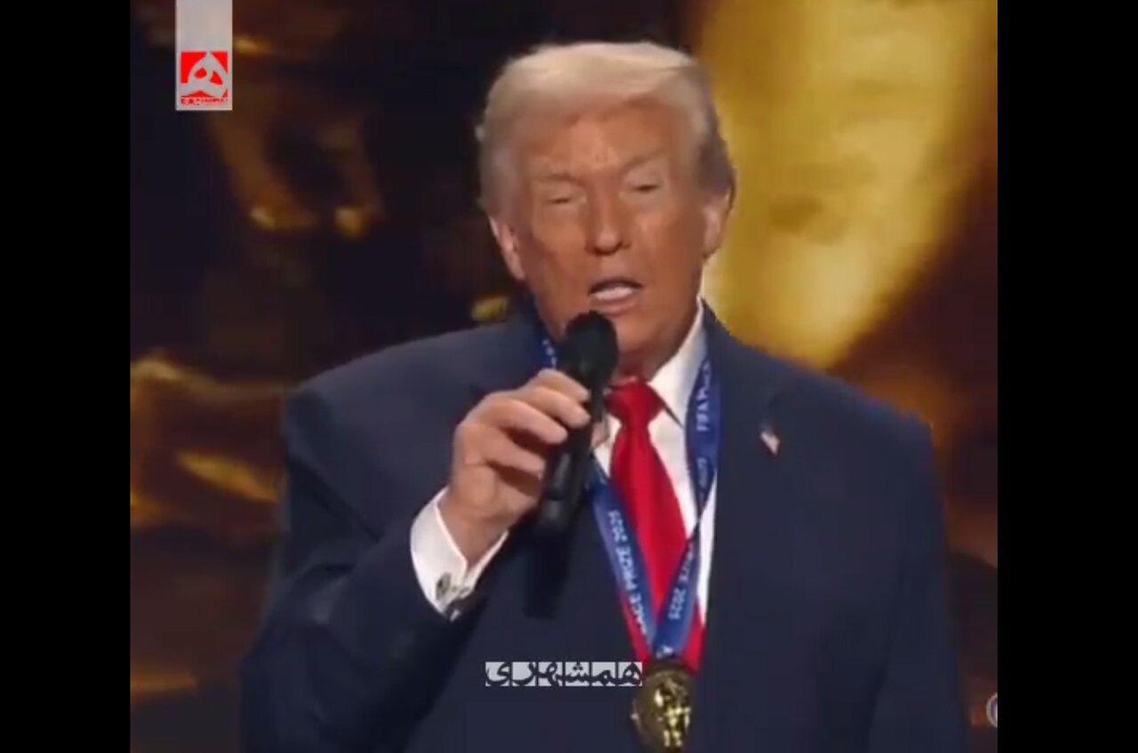 جهان اکنون جای امن‌تری است  | اظهارات عجیب ترامپ بعد از دریافت جایزه صلح