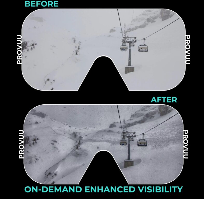 تحولی تازه در ورزش‌های زمستانی | با این عینک در برف و بوران و مه هم شفاف ببینید