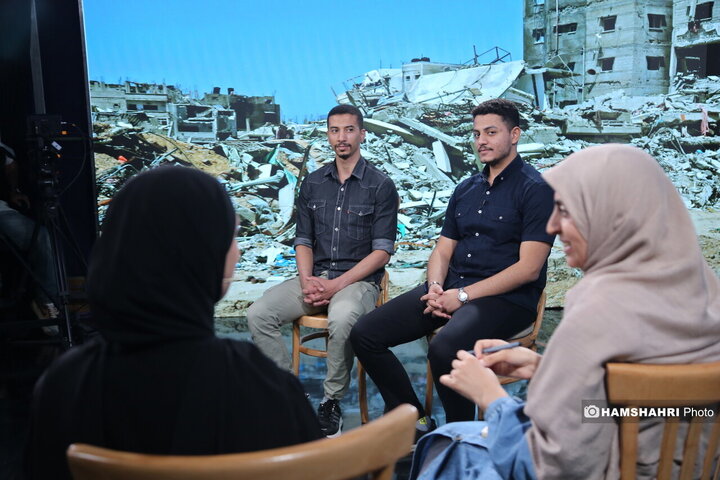 گفتگو با دانشجویان فلسطینی