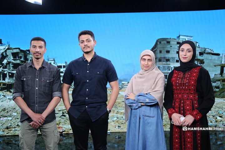 گفتگو با دانشجویان فلسطینی