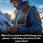 این لباس برق تولید میکند | فناوری تازهای که لباس را به شارژر تبدیل میکند