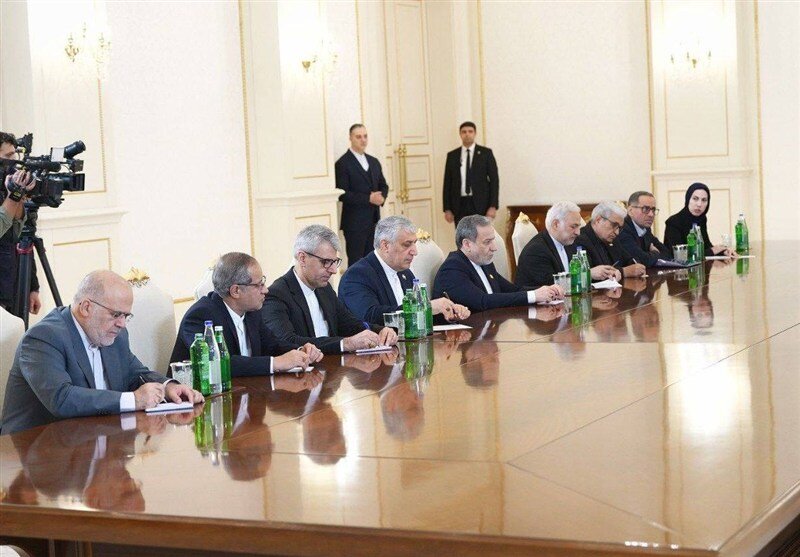 دیدار مهم عراقچی با الهام علی‌ اف + تصاویر و جزئیات