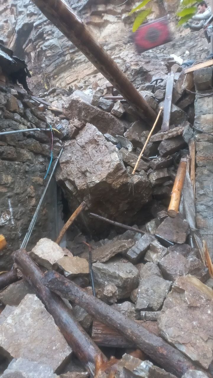 خسارت باران شدید در اورامان کرمانشاه | تصاویر