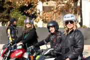 آموزش موتورسواری به زنان در تهران | تصاویر