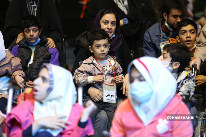 رویداد کوله های اراده کودکان معلول