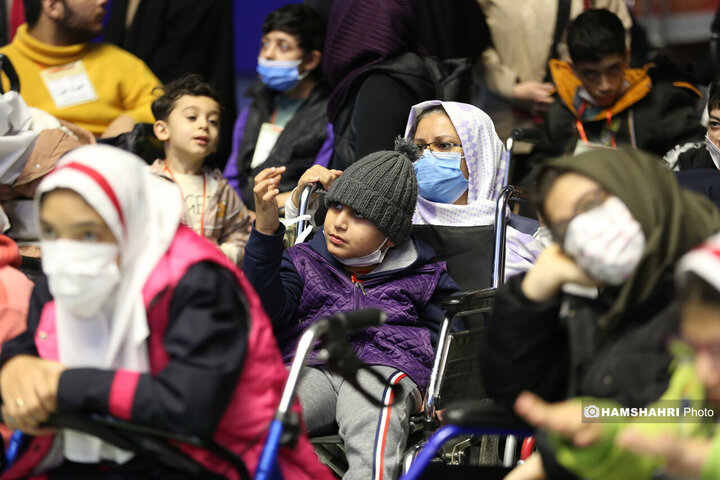 رویداد کوله های اراده کودکان معلول