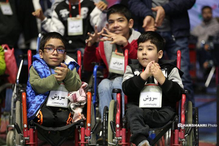 رویداد کوله های اراده کودکان معلول