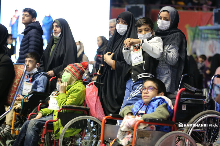 رویداد کوله های اراده کودکان معلول