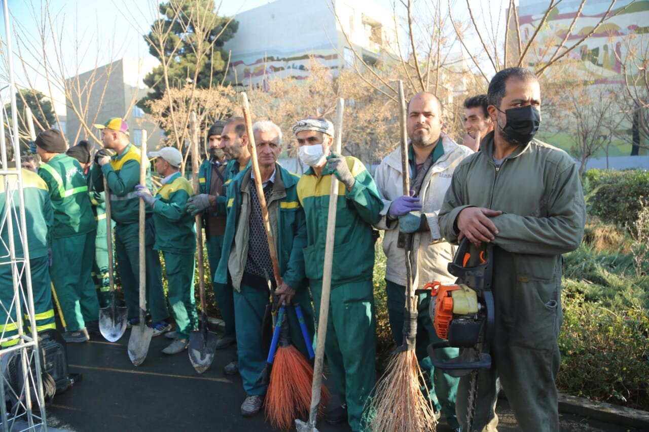 رفع مشکلات محله توسط مدیریت شهری در کوچه پس کوچه