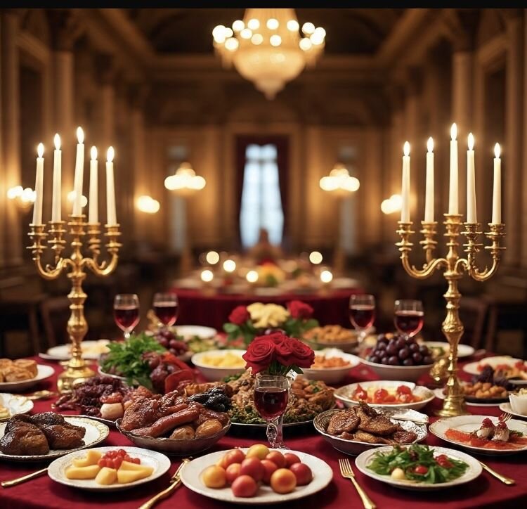 تازه‌عروس‌ها بخوانند: شیک‌ترین مدل دیزاین سفره یلدا  + منوی کامل شام برای درخشیدن در اولین یلدای مشترک