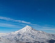 دماوند بالاخره یکدست سفیدپوش شد + تصاویر