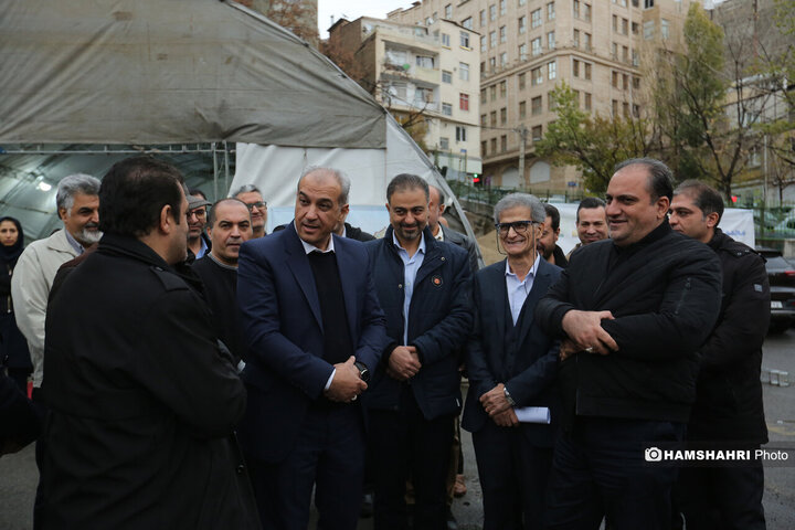 مراسم آغاز عملیات اجرایی پروژه پارکینگ و خدمات چند منظوره باغ وزیری