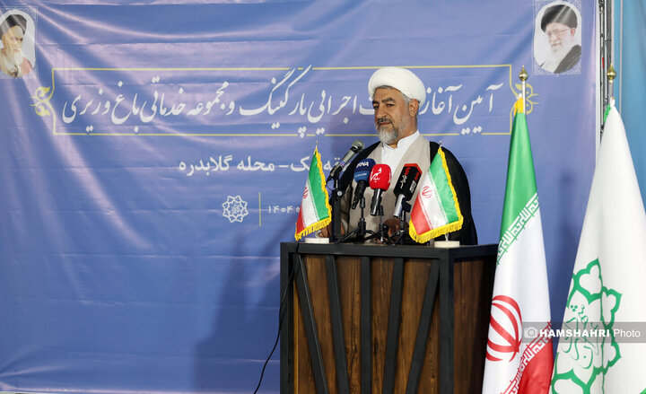 مراسم آغاز عملیات اجرایی پروژه پارکینگ و خدمات چند منظوره باغ وزیری