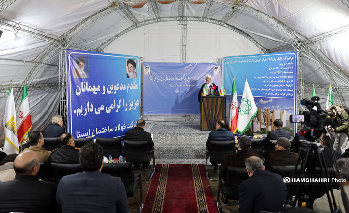 مراسم آغاز عملیات اجرایی پروژه پارکینگ و خدمات چند منظوره باغ وزیری