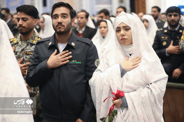 جشن ازدواج زوج‌های ارتشی