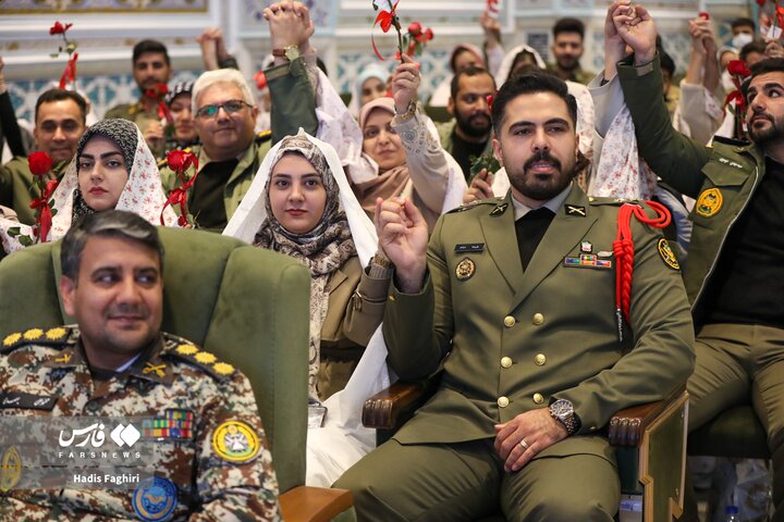 جشن ازدواج زوج‌های ارتشی