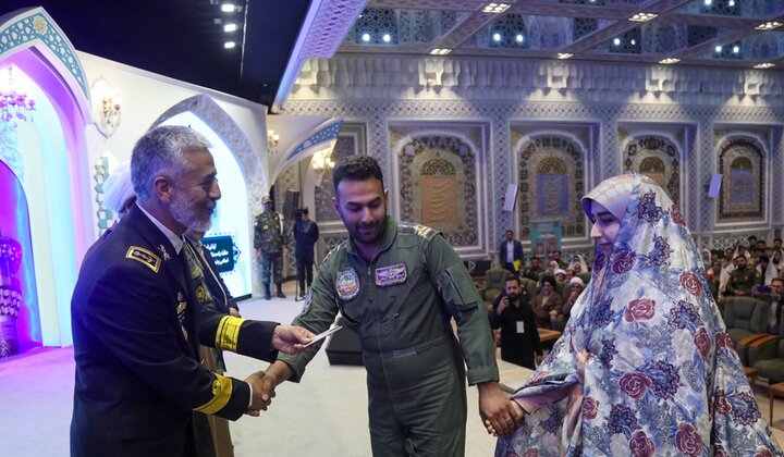 جشن ازدواج زوج‌های ارتشی