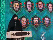 قرائت بخشی از وصیتنامه سردار سلامی توسط دختر این شهید و روایتی از رفتار وی با همسرشان در منزل