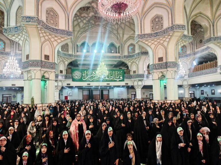 جشن بزرگ ولادت کوثر آل رسول(ع) با حضور خادمیاران قرآنی استان تهران برگزار شد