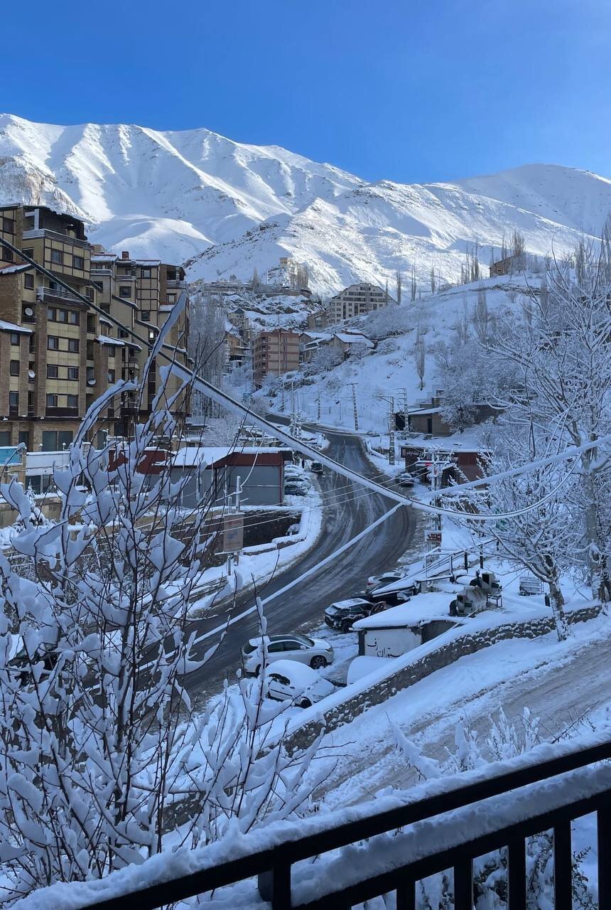 حجم برف شمشک پس از بارشهای اخیر | تصاویر