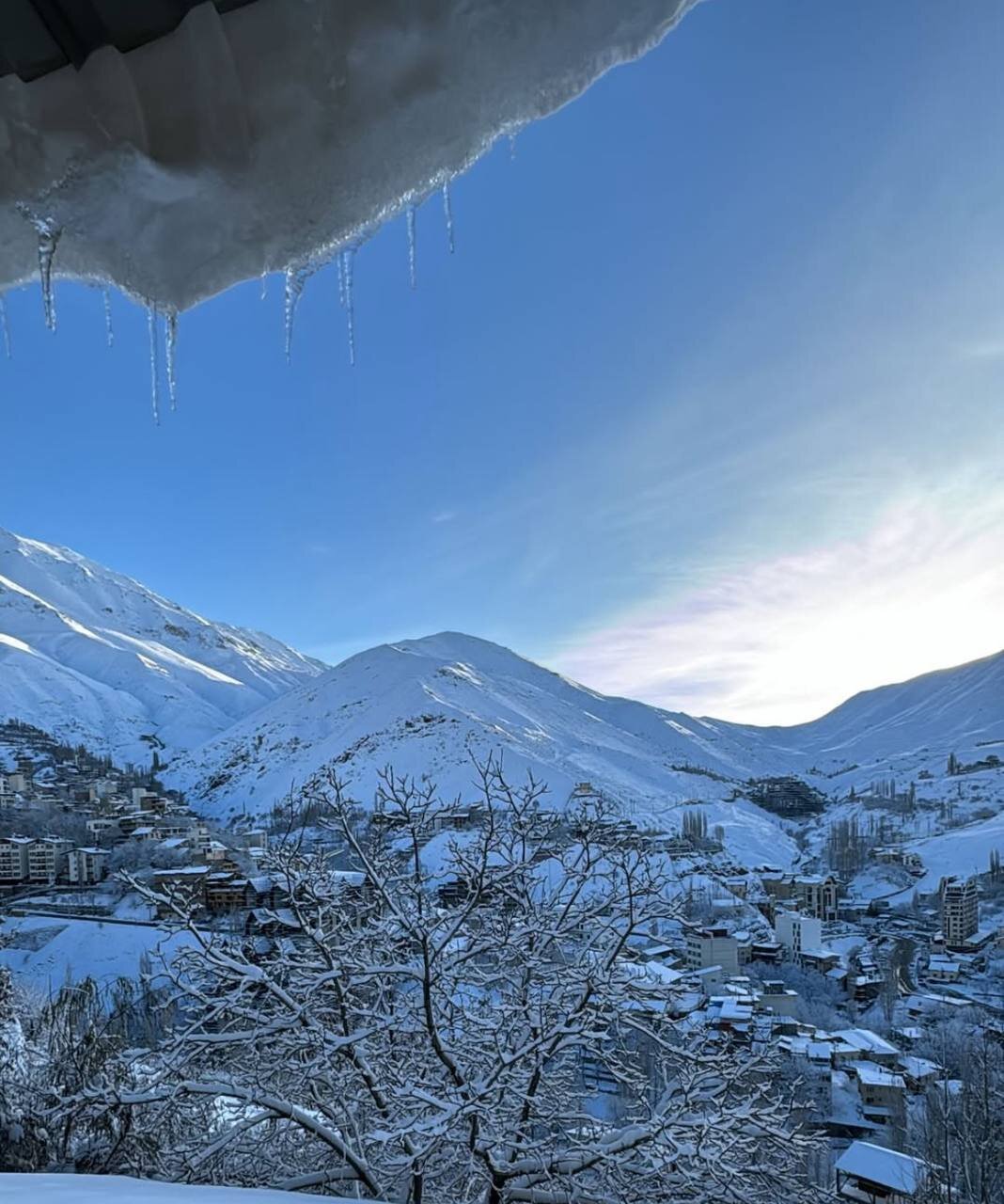 حجم برف شمشک پس از بارشهای اخیر | تصاویر