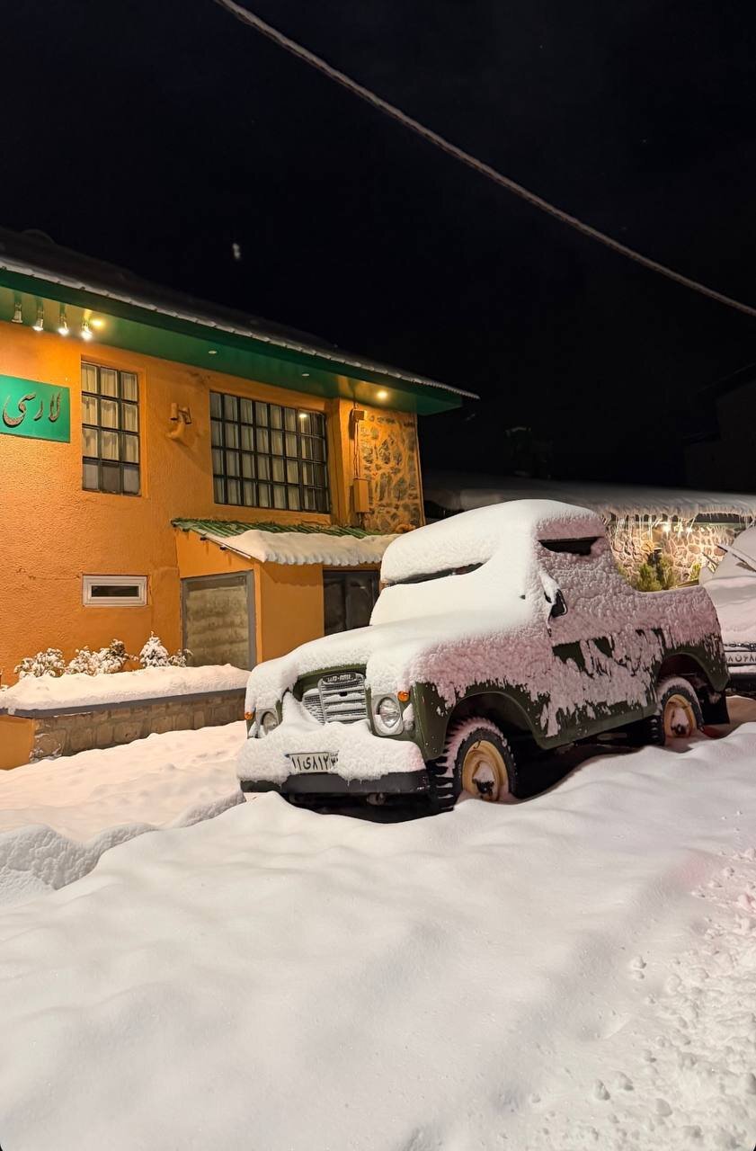 حجم برف شمشک پس از بارش‌های اخیر | تصاویر