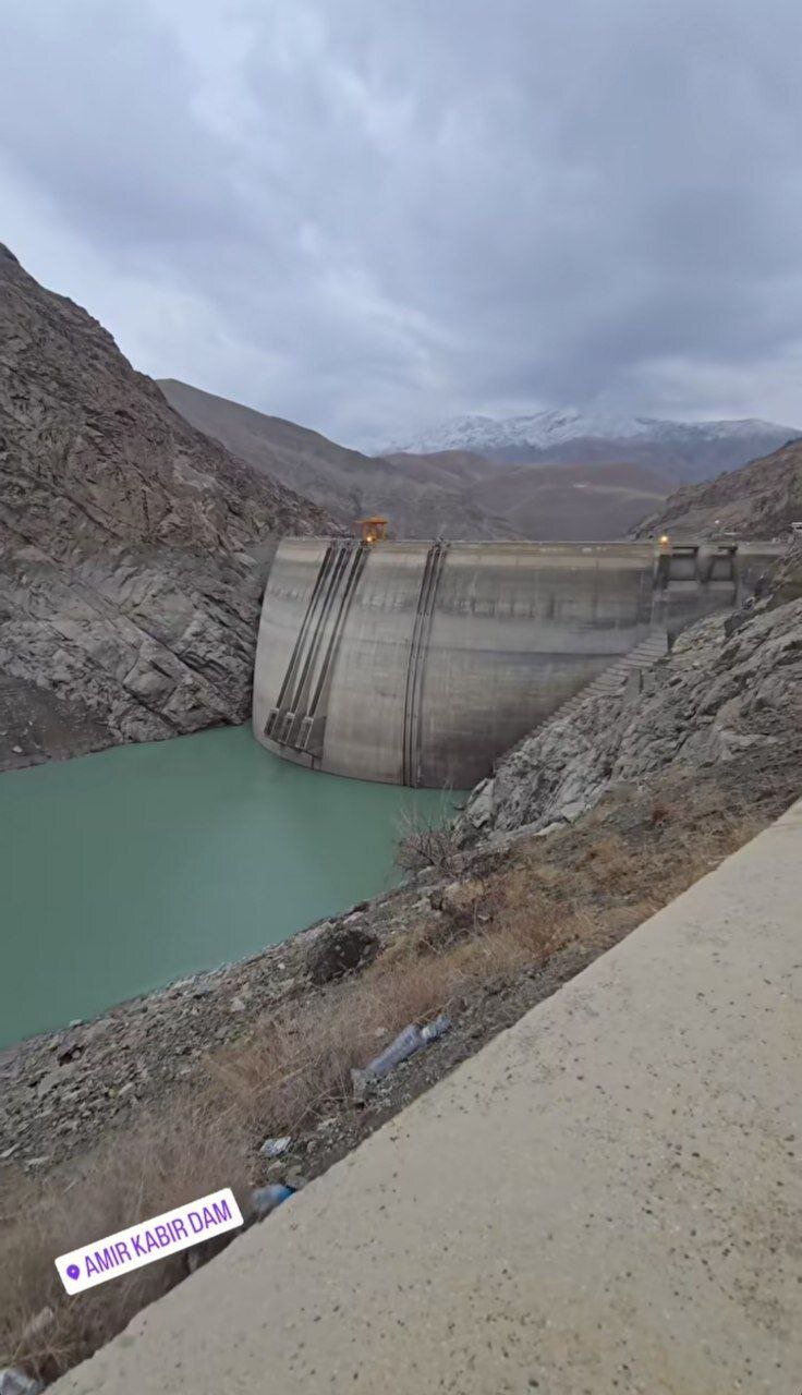 امروز؛ آخرین وضعیت سد کرج پس از بارش های اخیر | عکس