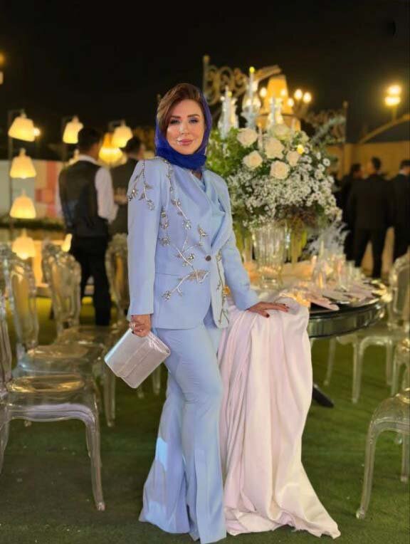 تصاویر تازه ای که خانم بازیگر از تیپ و استایلش در عروسی مریم مومن منتشر کرد