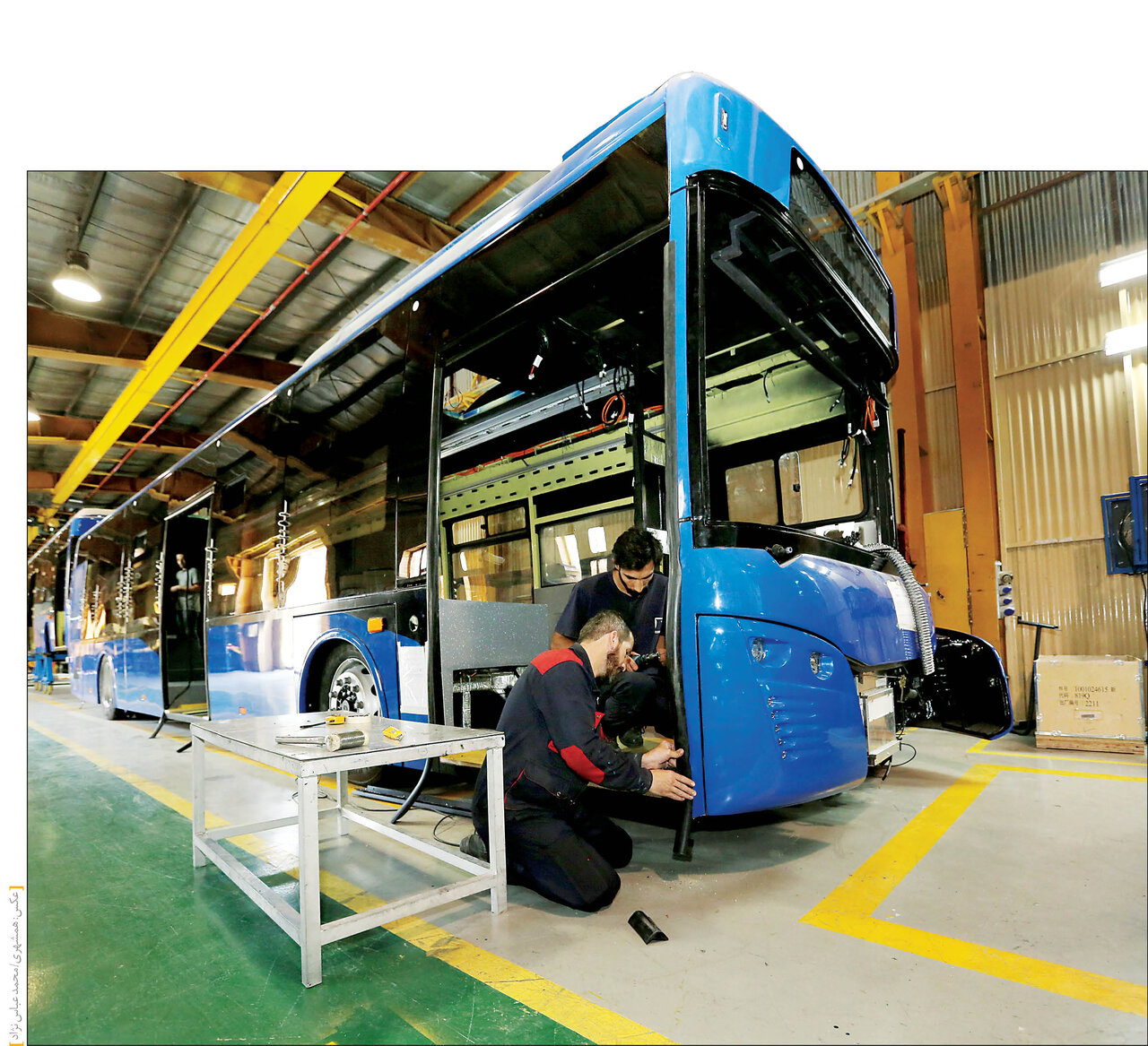 زیماهای تهران از راه می‌رسند / جمهوری تا بهارستان با اتوبوس‌های تولید داخل