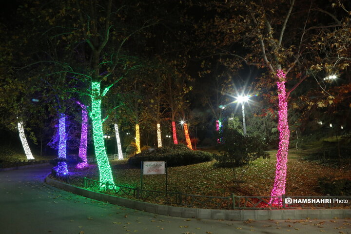 جشنواره نور پایتخت  در بوستان ملت