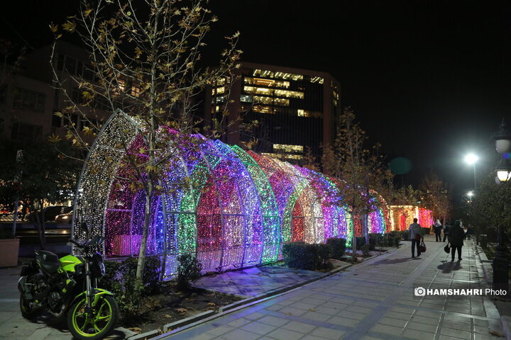 جشنواره نور پایتخت  در بوستان ملت