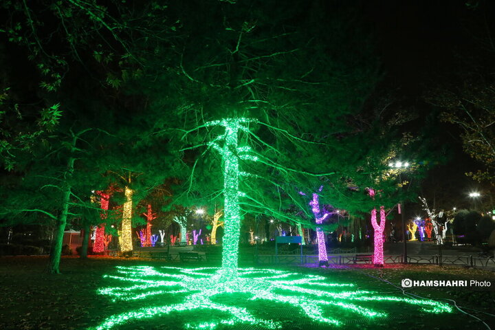 جشنواره نور پایتخت  در بوستان ملت