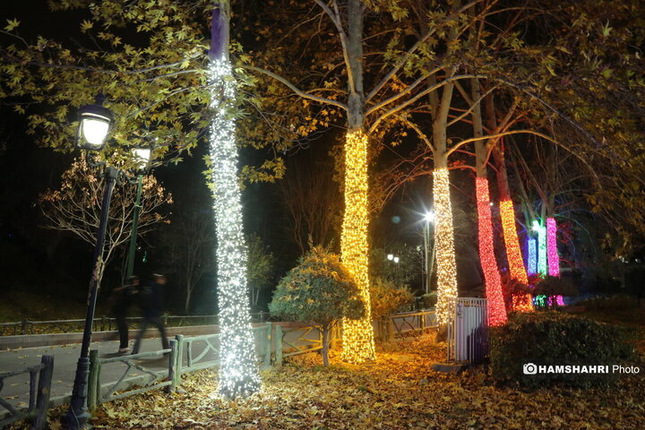 جشنواره نور پایتخت  در بوستان ملت