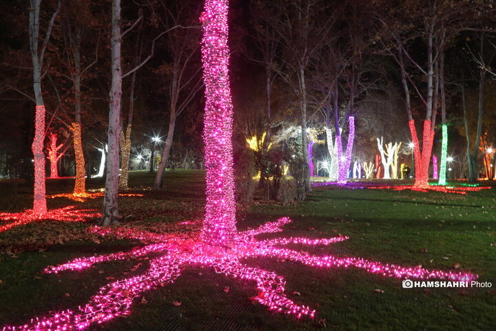 جشنواره نور پایتخت  در بوستان ملت