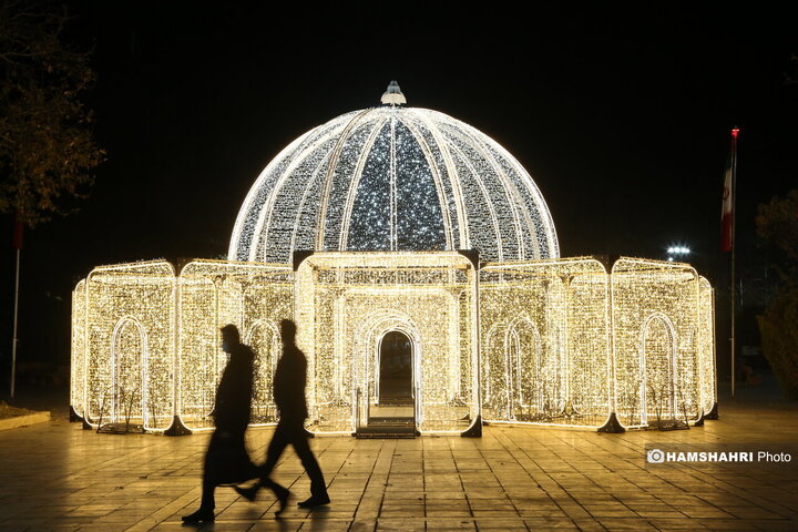 جشنواره نور پایتخت  در بوستان ملت