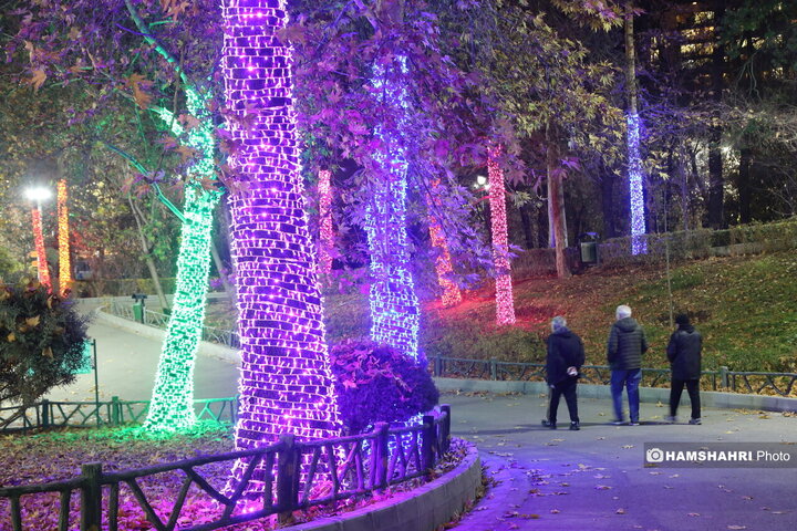 جشنواره نور پایتخت  در بوستان ملت