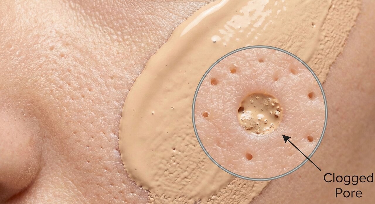 چرا بعضی کرمپودرها باعث جوش میشوند