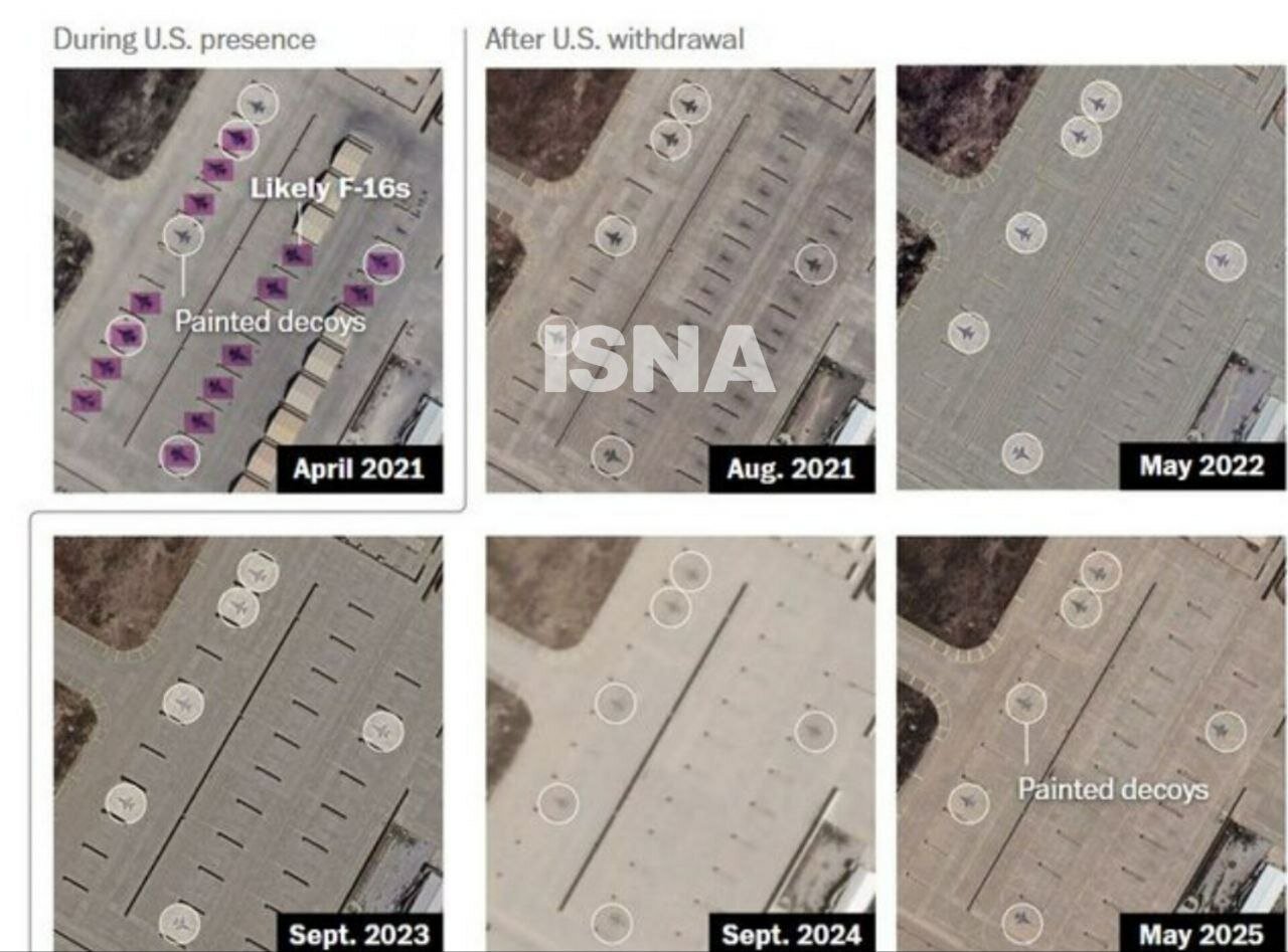 حیله جنگی طالبان فاش شد! | طعمه‌ های عجیب برای پرکردن پایگاه نظامی + تصاویر ماهواره‌ای ترساندن دشمن
