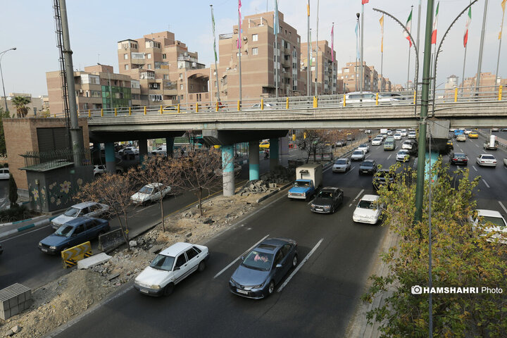 بهسازی بزرگراه نواب شامل حذف گاردریل و کندرو