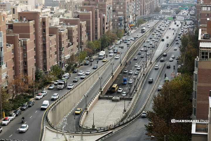 بهسازی بزرگراه نواب شامل حذف گاردریل و کندرو