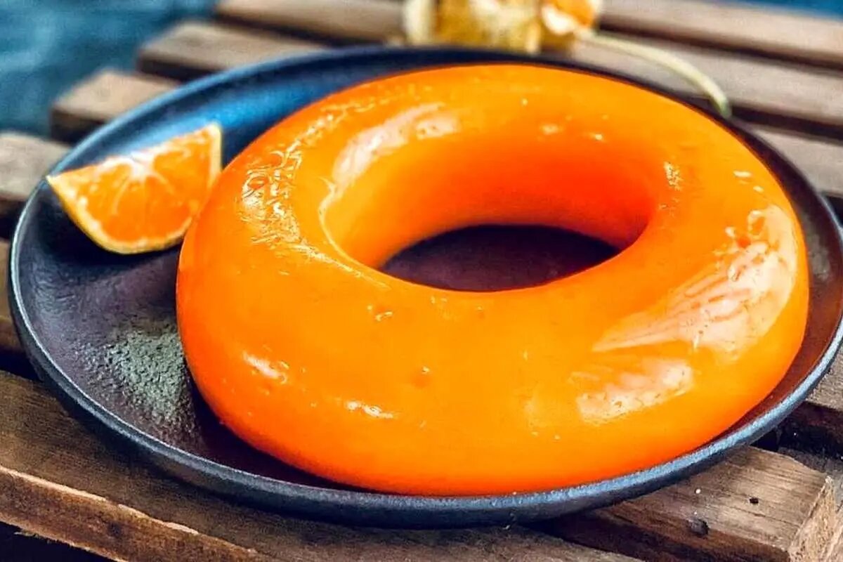 دسر پرتقال با نشاسته ذرت ؛ دسر خوشمزه شب یلدا ساده و شیک + روش تهیه