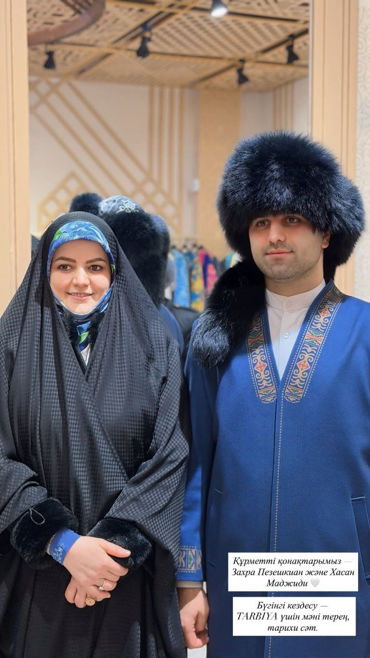 خریدهای دختر و داماد پزشکیان از فروشگاهی در آلماتی | تصاویر