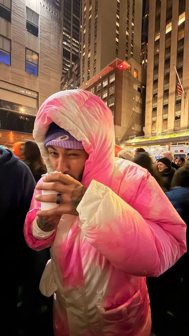 استایل عجیب نیمار در آمریکا با ماسک غیرقابل شناسایی! | تصاویر