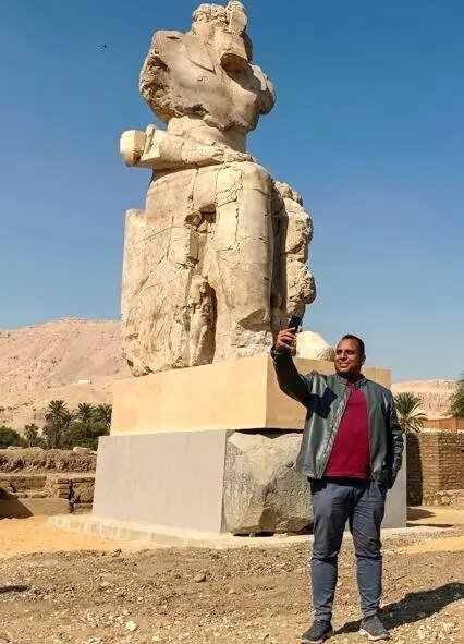 از تمثالهای عظیم فرعون مشهور رونمایی شد | ویدئو و عکس