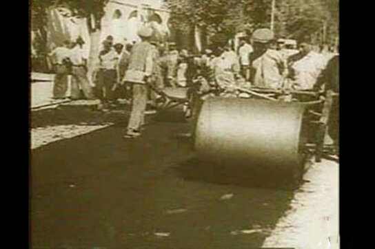 دالان بهشت، اولین خیابان آسفالته در تهران