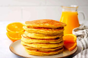پنکیک پرتقالی ؛ یک تغییر خوشمزه در صبحانه های تکراری